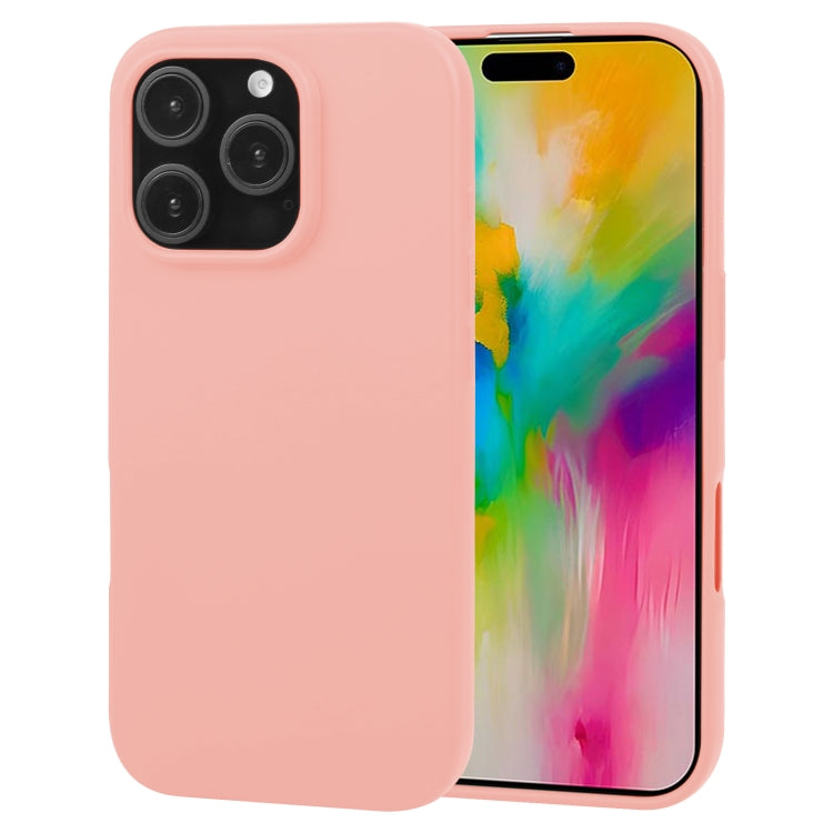 For iPhone 16 Pro GOOSPERY SOFT FEELING Liquid TPU Soft Phone Case(Pink) - iPhone 16 Pro Cases by GOOSPERY | Online Shopping UK | buy2fix