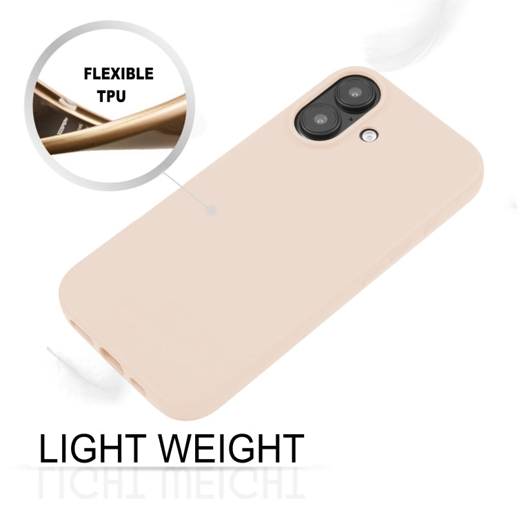 For iPhone 16 Plus GOOSPERY SOFT FEELING Liquid TPU Soft Phone Case(Apricot) - iPhone 16 Plus Cases by GOOSPERY | Online Shopping UK | buy2fix