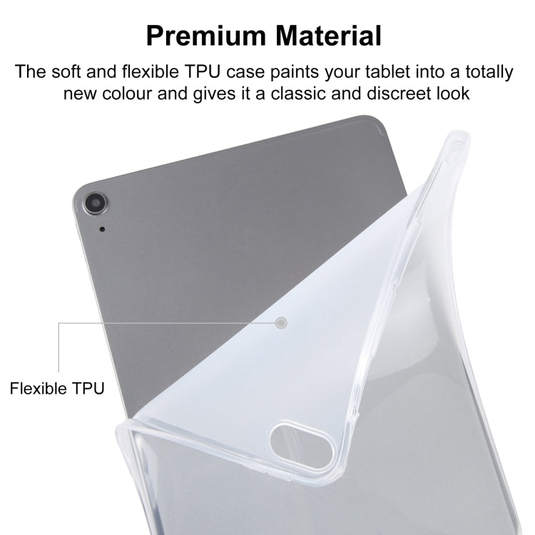 For Samsung Galaxy Tab S9+ TPU Tablet Case(Frosted Clear) - Galaxy Tab S9+ Cases by buy2fix | Online Shopping UK | buy2fix