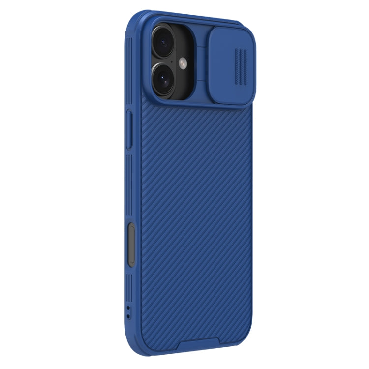 For iPhone 16 Plus NILLKIN CamShield Pro PC Phone Case(Blue) - iPhone 16 Plus Cases by NILLKIN | Online Shopping UK | buy2fix