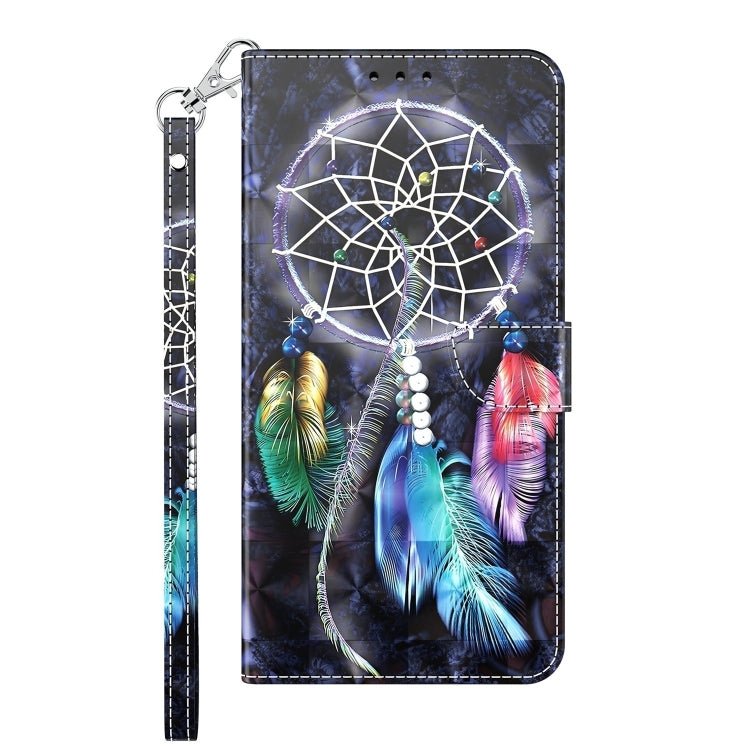 For Samsung Galaxy S24 5G 3D Painted Leather Phone Case(Colorful Dreamcatcher) - Galaxy S24 5G Cases by buy2fix | Online Shopping UK | buy2fix