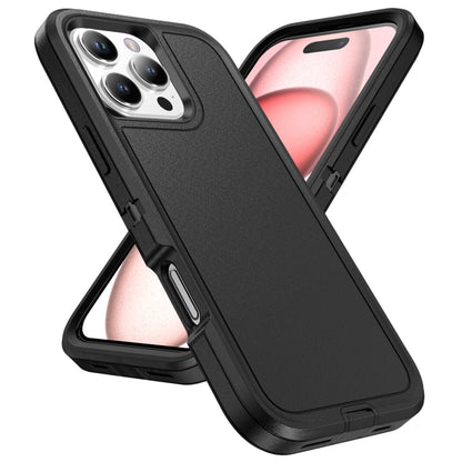 For iPhone 16 Pro Life Waterproof Rugged Phone Case(Black) - iPhone 16 Pro Cases by buy2fix | Online Shopping UK | buy2fix