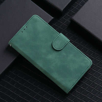 For Xiaomi Redmi 13C 5G Skin Feel Magnetic Flip Leather Phone Case(Green) - 13C Cases by buy2fix | Online Shopping UK | buy2fix