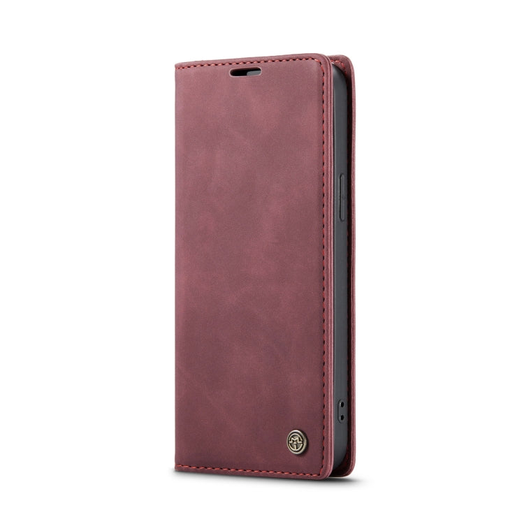 For iPhone 15 Plus CaseMe 013 Multifunctional Horizontal Flip Leather Phone Case(Wine Red) - iPhone 15 Plus Cases by CaseMe | Online Shopping UK | buy2fix