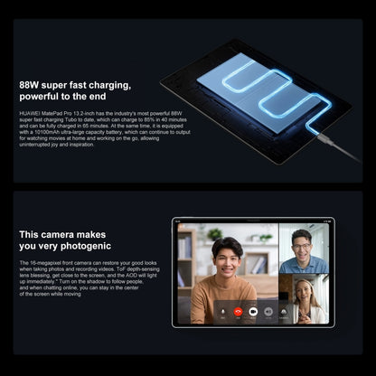 HUAWEI MatePad Pro 13.2 inch WiFi, 16GB+1TB, HarmonyOS 4 Hisilicon Kirin 9000S 12-core, Not Support Google Play(Black) - Huawei by Huawei | Online Shopping UK | buy2fix