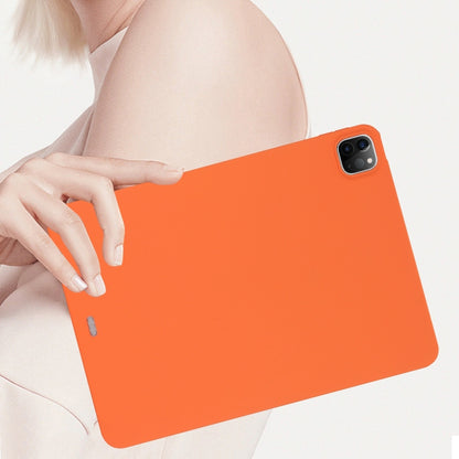 For iPad Pro 13 2024 Oil Spray Skin-friendly TPU Tablet Case(Orange) - iPad Pro 13 2024 Cases by buy2fix | Online Shopping UK | buy2fix