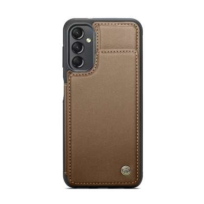 For Samsung Galaxy A24 4G CaseMe C22 Card Slots Holder RFID Anti-theft Phone Case(Brown) - Galaxy Phone Cases by CaseMe | Online Shopping UK | buy2fix