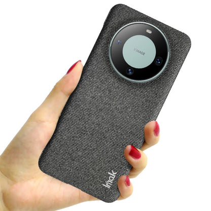 For Huawei Mate 60 Pro / 60 Pro+ imak Ruiyi Series Cloth Texture PU + PC Phone Case(Dark Grey) - Huawei Cases by imak | Online Shopping UK | buy2fix