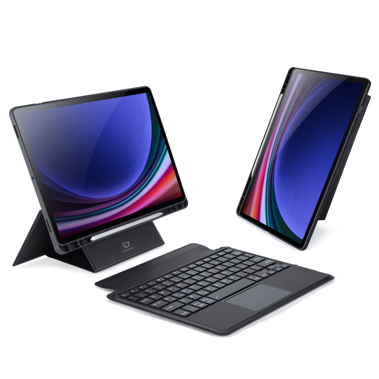 For Samsung Galaxy Tab S9 DUX DUCIS DK Floating Magnetic Keyboard Leather Tablet Case with Holder(Black) - Samsung Keyboard by DUX DUCIS | Online Shopping UK | buy2fix