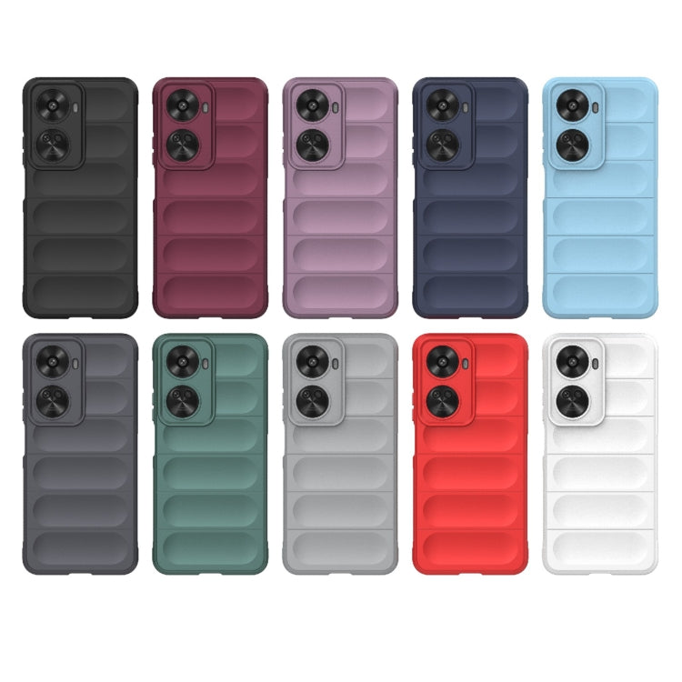 For Huawei nova 11 SE Magic Shield TPU + Flannel Phone Case(Grey) - Huawei Cases by buy2fix | Online Shopping UK | buy2fix