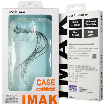 For iPhone 15 IMAK Wave Bubble Soft Shockproof Phone Case(Purple) - iPhone 15 Cases by imak | Online Shopping UK | buy2fix