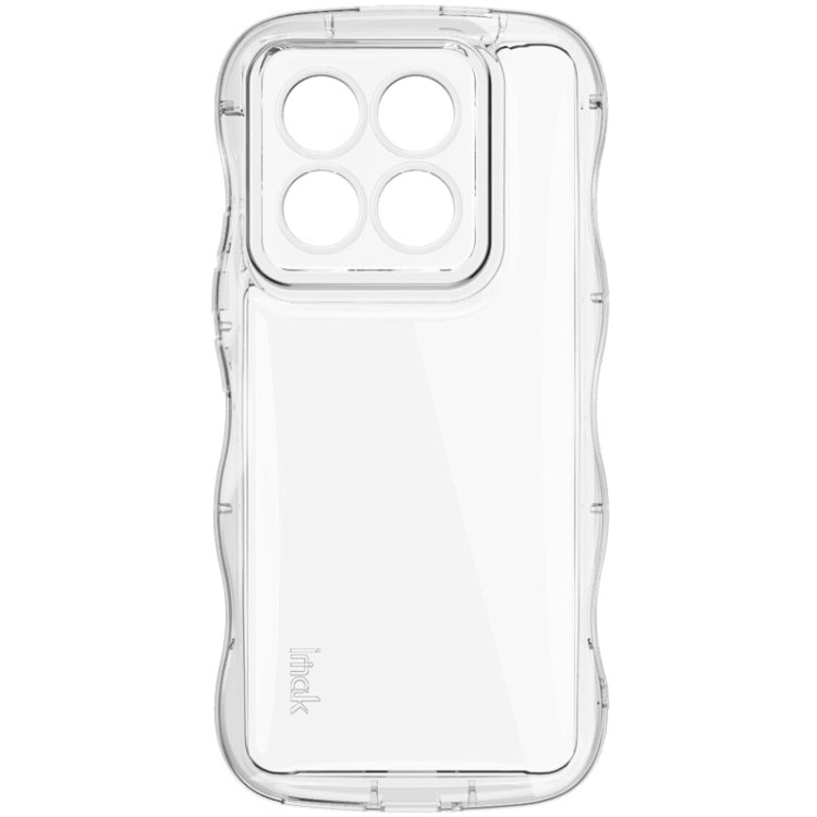 For Xiaomi 14 Pro 5G IMAK Wave Bubble Soft Shockproof Phone Case(Transparent) - 14 Pro Cases by imak | Online Shopping UK | buy2fix