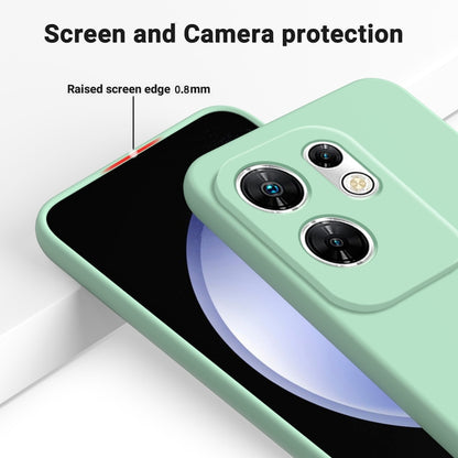 For Infinix Zero 30 4G Solid Color Liquid Silicone Dropproof Full Coverage Protective Case(Green) - Infinix Cases by buy2fix | Online Shopping UK | buy2fix