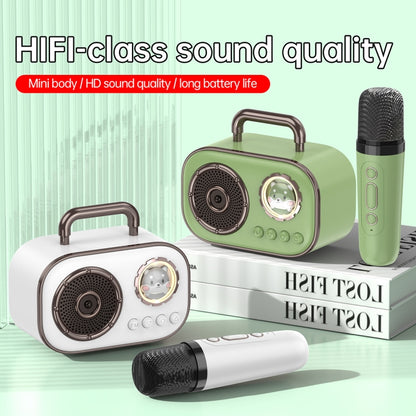 HiFi Bluetooth 5.3 Speaker Support FM, with 2 x Microphone(Yellow) - Desktop Speaker by buy2fix | Online Shopping UK | buy2fix