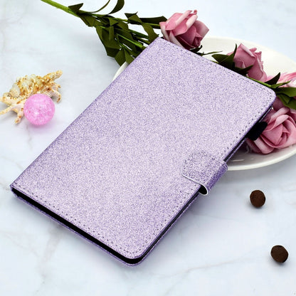 For Lenovo Tab M11/ Xiaoxin Pad 11 2024 Varnish Glitter Powder Smart Leather Tablet Case(Purple) - Lenovo by buy2fix | Online Shopping UK | buy2fix