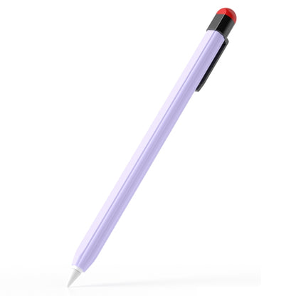 For Apple Pencil 2 Pen Clip Ultra Thin Series Stylus Pen Protective Case(Purple) - Pencil Accessories by buy2fix | Online Shopping UK | buy2fix