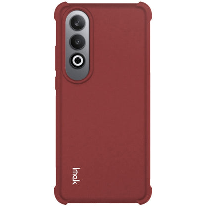 For OnePlus Nord CE4 5G / OPPO K12 5G imak Shockproof Airbag TPU Phone Case(Matte Red) - OnePlus Cases by imak | Online Shopping UK | buy2fix
