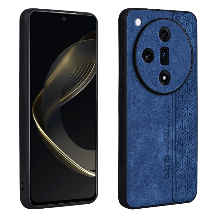 For OPPO Find X7 AZNS 3D Embossed Skin Feel Phone Case(Sapphire Blue) - Find X7 Cases by AZNS | Online Shopping UK | buy2fix