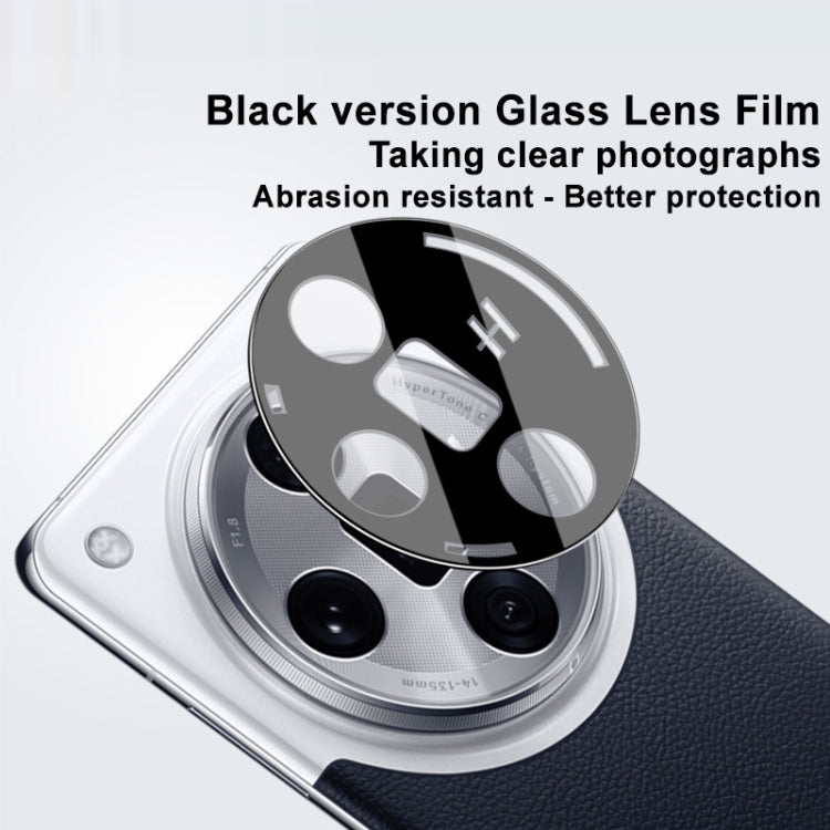 For OPPO Find X7 Ultra 5G IMAK Rear Camera Lens Glass Film Black Version - Find X7 Ultra Tempered Glass by imak | Online Shopping UK | buy2fix
