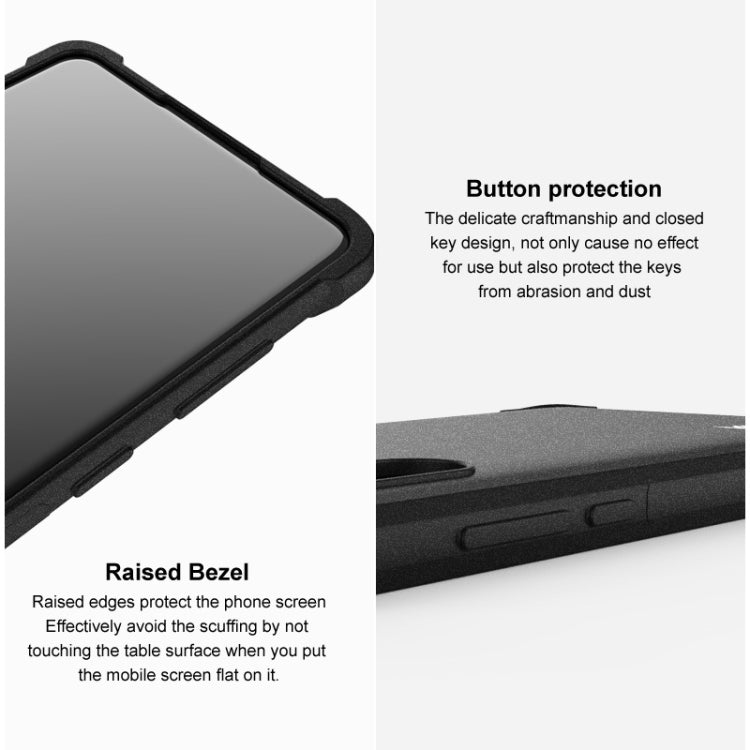 For OPPO Reno11 Pro 5G Global imak Shockproof Airbag TPU Phone Case(Matte Green) - OPPO Cases by imak | Online Shopping UK | buy2fix