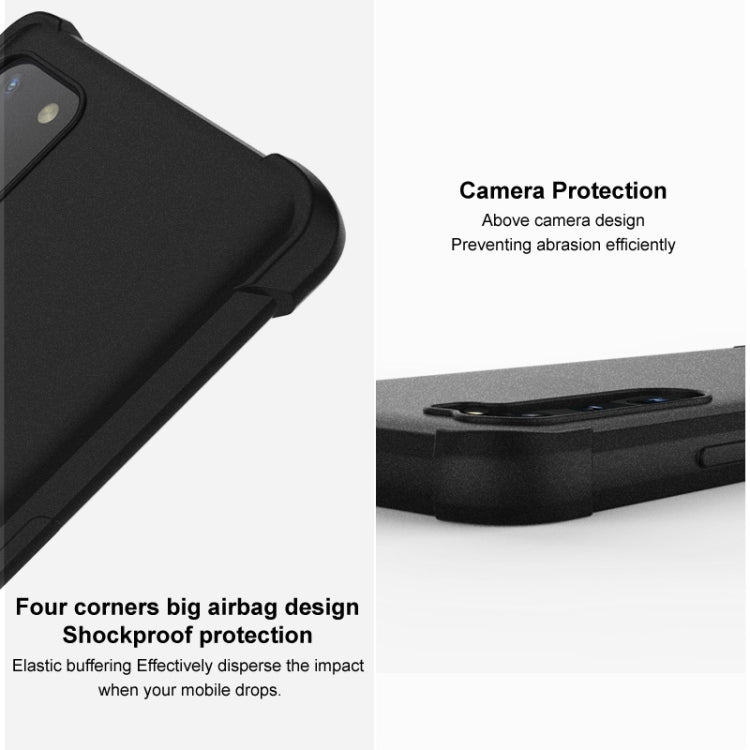 For Realme 12 Pro / 12 Pro+ 5G imak Shockproof Airbag TPU Phone Case(Matte Red) - Realme Cases by imak | Online Shopping UK | buy2fix
