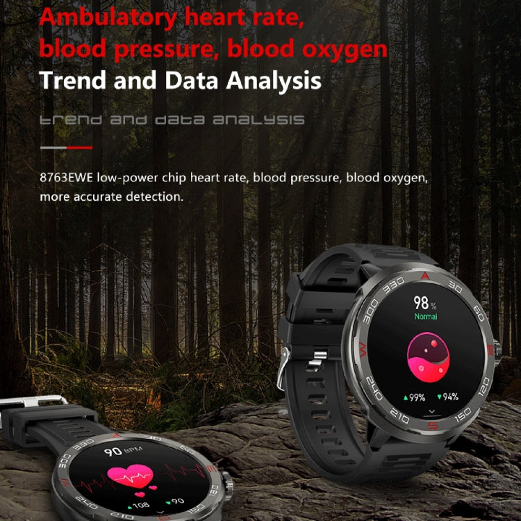 QS90 1.39 inch BT5.0 Smart Sport Watch, Support Bluetooth Call / Sleep / Blood Oxygen / Temperature / Heart Rate / Blood Pressure Health Monitor / Water Reminder(Black) - Smart Watches by buy2fix | Online Shopping UK | buy2fix