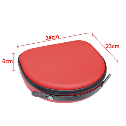 For Apple AirPods Max Earphone Waterproof Protective Case Storage Bag(Red) - For AirPods Max by buy2fix | Online Shopping UK | buy2fix