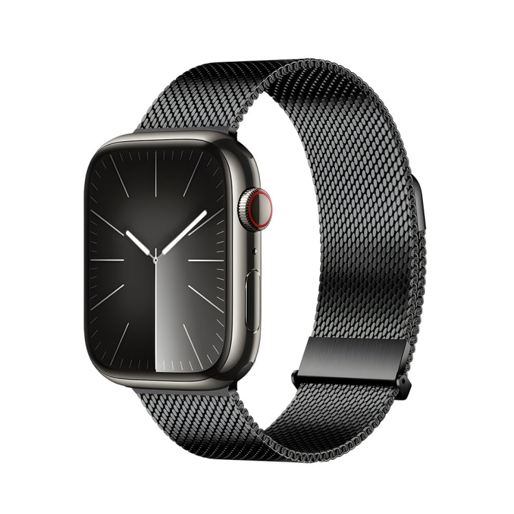 For Apple Watch Ultra 2 49mm DUX DUCIS Milanese Pro Series Stainless Steel Watch Band(Black) - Watch Bands by DUX DUCIS | Online Shopping UK | buy2fix