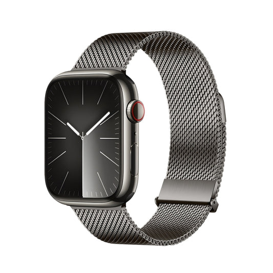 For Apple Watch Ultra 49mm DUX DUCIS Milanese Pro Series Stainless Steel Watch Band(Graphite) - Watch Bands by DUX DUCIS | Online Shopping UK | buy2fix