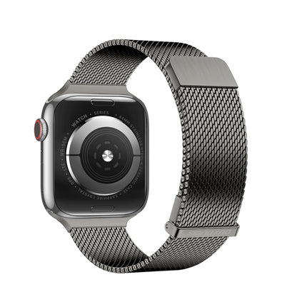 For Apple Watch 42mm DUX DUCIS Milanese Pro Series Stainless Steel Watch Band(Graphite) - Watch Bands by DUX DUCIS | Online Shopping UK | buy2fix