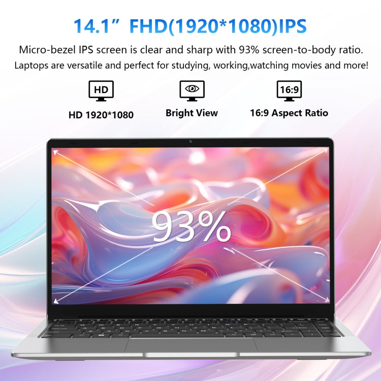 GXMO F141S 14.1 inch Laptop, 8GB+512GB, Windows 11 Intel Celeron J4125 Quad Core(Silver) - Others by GXMO | Online Shopping UK | buy2fix