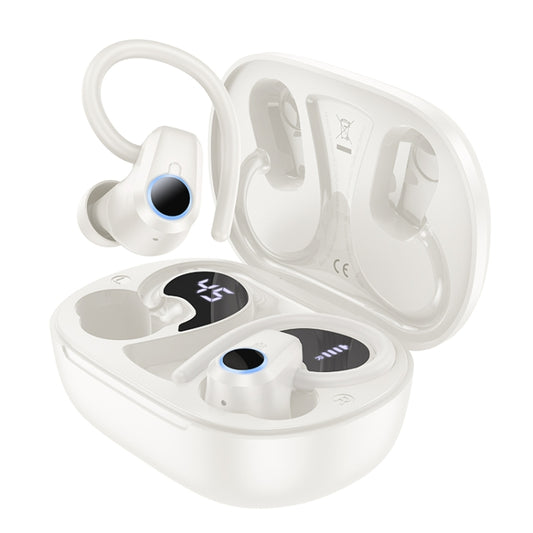 hoco EQ8 Pure Ear-mounted True Wireless Bluetooth Earphone(Beige) - Bluetooth Earphone by hoco | Online Shopping UK | buy2fix