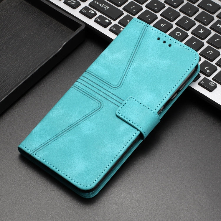 For Samsung Galaxy S24 Ultra 5G Triangle Solid Color Leather Phone Case(Green) - Galaxy S24 Ultra 5G Cases by buy2fix | Online Shopping UK | buy2fix