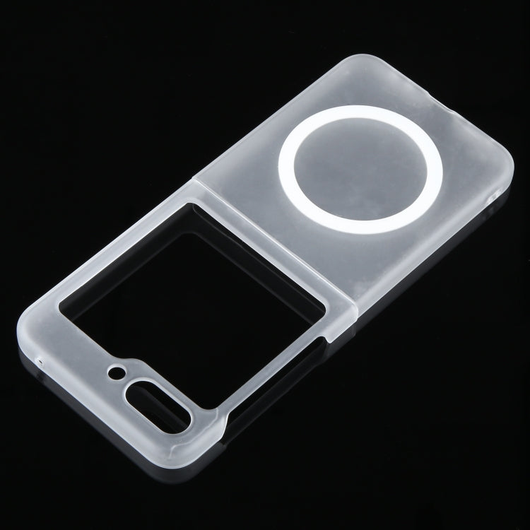 For Samsung Galaxy Z Flip5 MagSafe All-Inclusive Shockproof PC Phone Case(Transparent) - Galaxy Z Flip5 Cases by buy2fix | Online Shopping UK | buy2fix