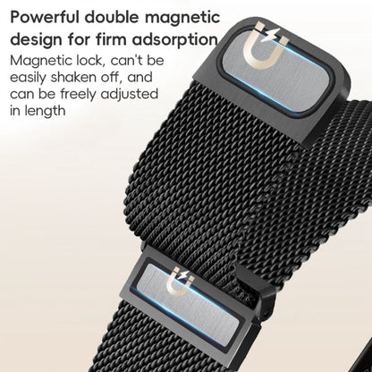 For Apple Watch Series 8 45mm ZGA Milanese Magnetic Metal Watch Band(Silver) - Watch Bands by ZGA | Online Shopping UK | buy2fix