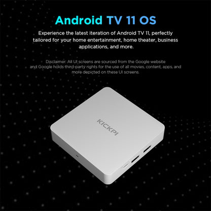 Kickpi KP1 Dual Band WiFi 4K HD Android TV Box, RAM:2GB+32GB(EU Plug) - Amlogic S905 by buy2fix | Online Shopping UK | buy2fix