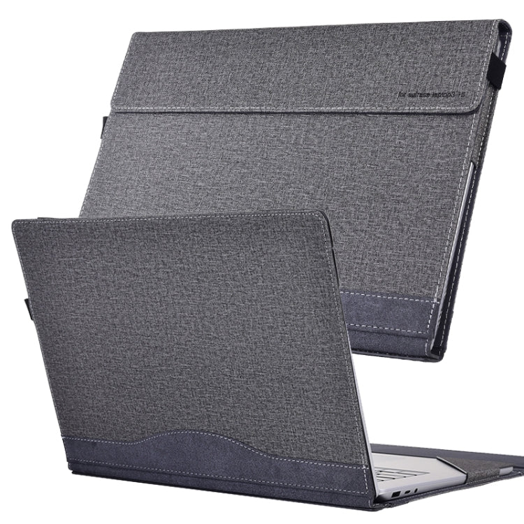 For Lenovo ThinkPad X1 Carbon Gen 11 Cloth Texture Laptop Leather Protective Case(Space Ash) - Other by buy2fix | Online Shopping UK | buy2fix