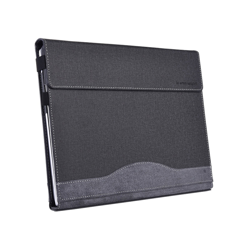 For Lenovo ThinkPad X1 Yoga Gen 6 Cloth Texture Laptop Leather Protective Case(Black) - Other by buy2fix | Online Shopping UK | buy2fix