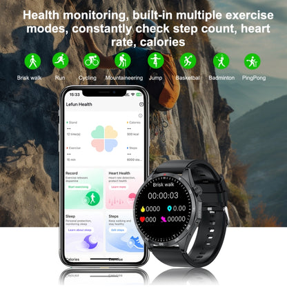 LEMFO GTS4/LT09 1.5 inch IP67 Fitness Wellness Smart Watch Support Bluetooth Call / Sleep / Blood Oxygen / Heart Rate Health Monitor, Steel Strap(Silver) - Smart Watches by LEMFO | Online Shopping UK | buy2fix
