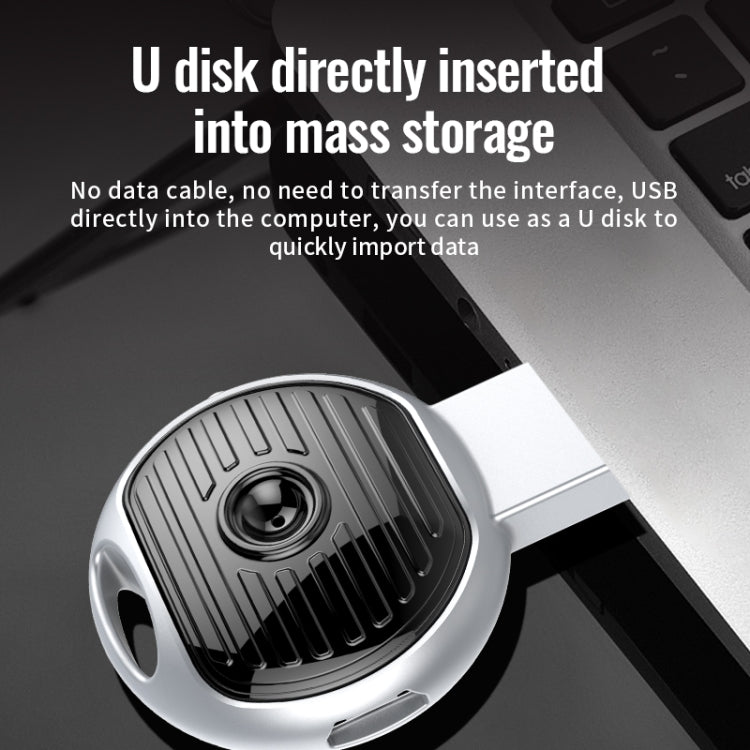 JNN S13 Zinc Alloy U-disk Voice Recorder, Memory:32GB(Silver) - U-Disk Recorder by JNN | Online Shopping UK | buy2fix