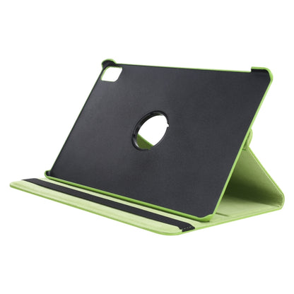 For iPad Air 13 2024 360 Degree Rotation Litchi Texture Leather Tablet Case with Holder(Green) - iPad Air 13 2024 Cases by buy2fix | Online Shopping UK | buy2fix