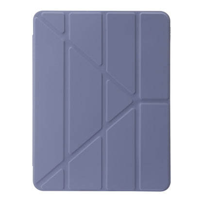 For iPad Air 11 2024 Clear Acrylic Deformation Leather Tablet Case(Lavender Purple) - iPad Air 11 2024 Cases by buy2fix | Online Shopping UK | buy2fix