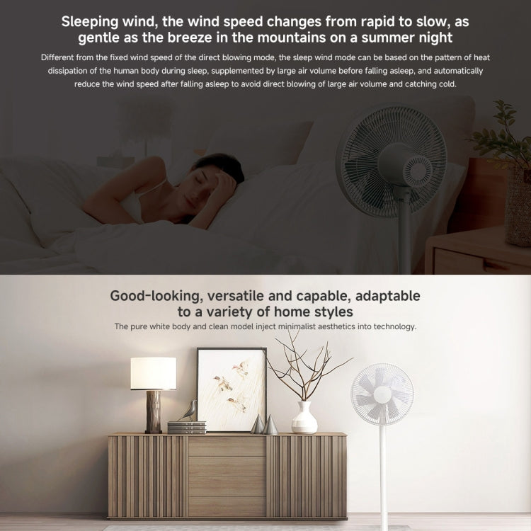 Xiaomi Mijia Smart Floor Fan, US Plug(White) - Electric Fans by Xiaomi | Online Shopping UK | buy2fix