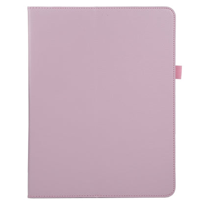 For iPad Pro 13 2024 Litchi Texture Solid Color Leather Tablet Case(Pink) - iPad Pro 13 2024 Cases by buy2fix | Online Shopping UK | buy2fix