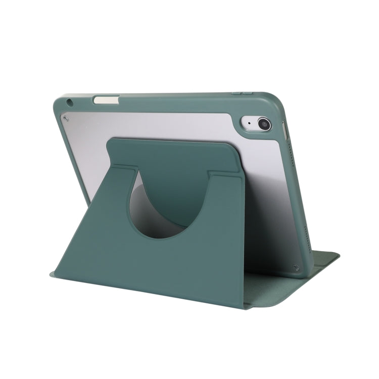 For iPad Pro 11 2024 2 in 1 Acrylic Split Rotating Leather Tablet Case(Matcha Green) - iPad Pro 11 2024 Cases by buy2fix | Online Shopping UK | buy2fix