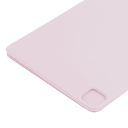 For iPad Pro 13 2024 Double-sided Clip Non-buckle Magnetic PU Smart Tablet Case(Pink) - iPad Air 13 2024 Cases by buy2fix | Online Shopping UK | buy2fix