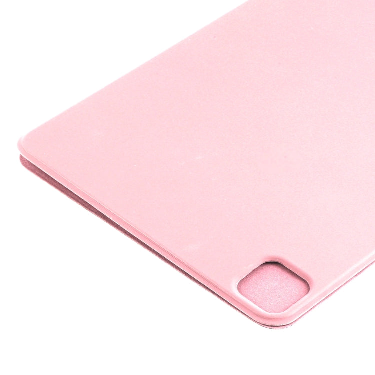 For iPad Pro 13 2024 Double-sided Clip Non-buckle Magnetic PU Smart Tablet Case(Rose Gold) - iPad Air 13 2024 Cases by buy2fix | Online Shopping UK | buy2fix