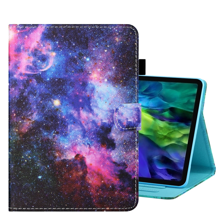 For iPad Pro 11 2024 Coloured Drawing Stitching Smart Leather Tablet Case(Starry Sky) - iPad Pro 11 2024 Cases by buy2fix | Online Shopping UK | buy2fix