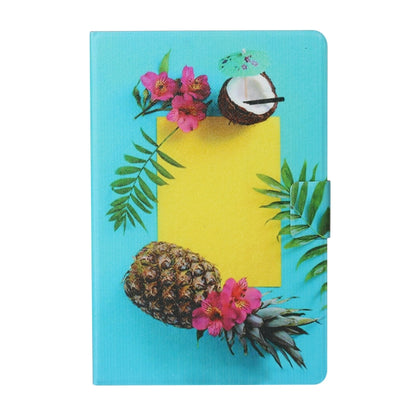 For iPad Pro 11 2024 Voltage Coloured Drawing Smart Leather Tablet Case(Pineapple) - iPad Pro 11 2024 Cases by buy2fix | Online Shopping UK | buy2fix