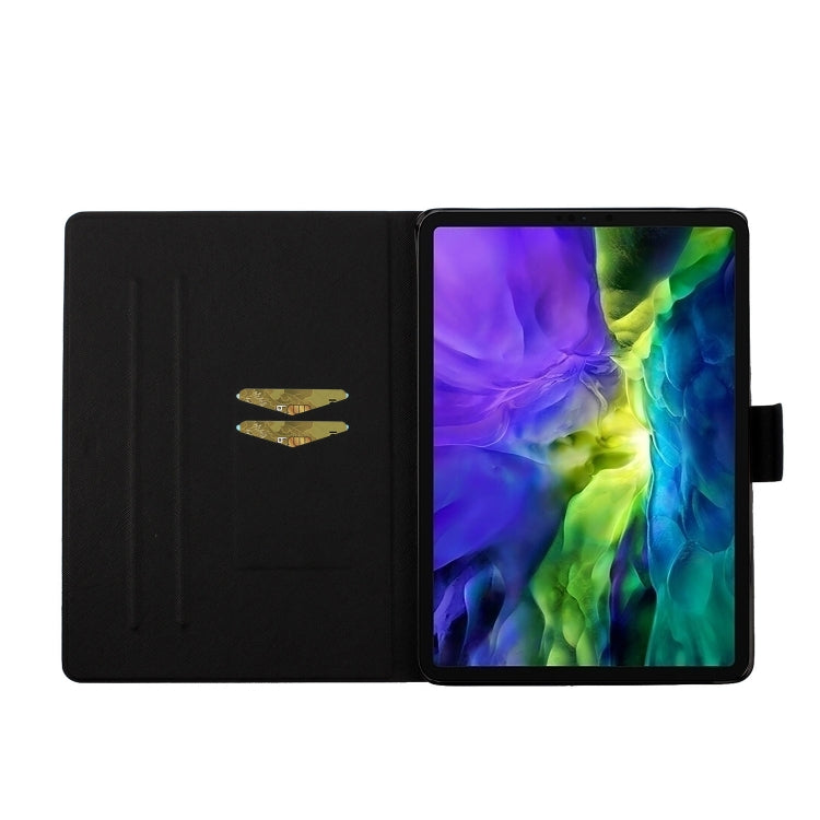 For iPad Pro 11 2024 Voltage Coloured Drawing Smart Leather Tablet Case(Pineapple) - iPad Pro 11 2024 Cases by buy2fix | Online Shopping UK | buy2fix